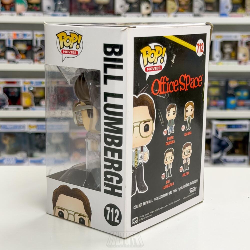 Funko Pop Movies Office Space Bill Lumbergh 712 Boss TPS Report Toy Vinyl Figure - Picture 3 of 12